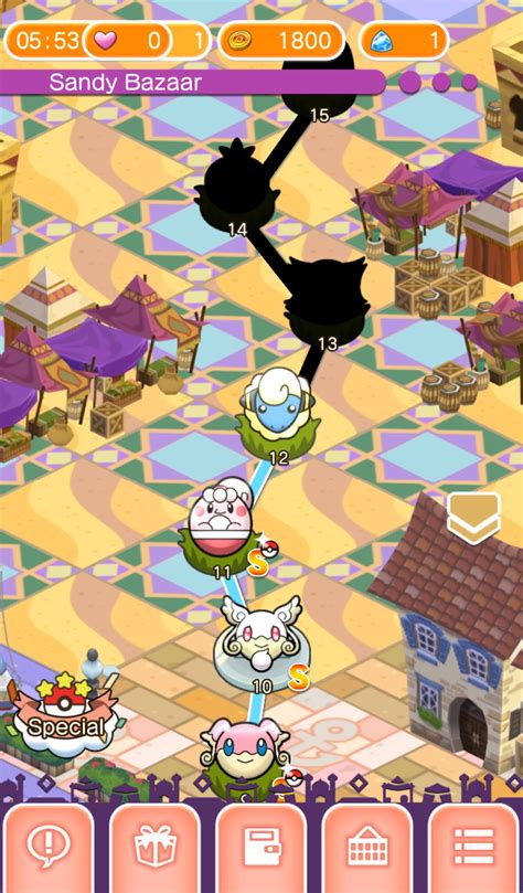 pokemon shuffle stages.